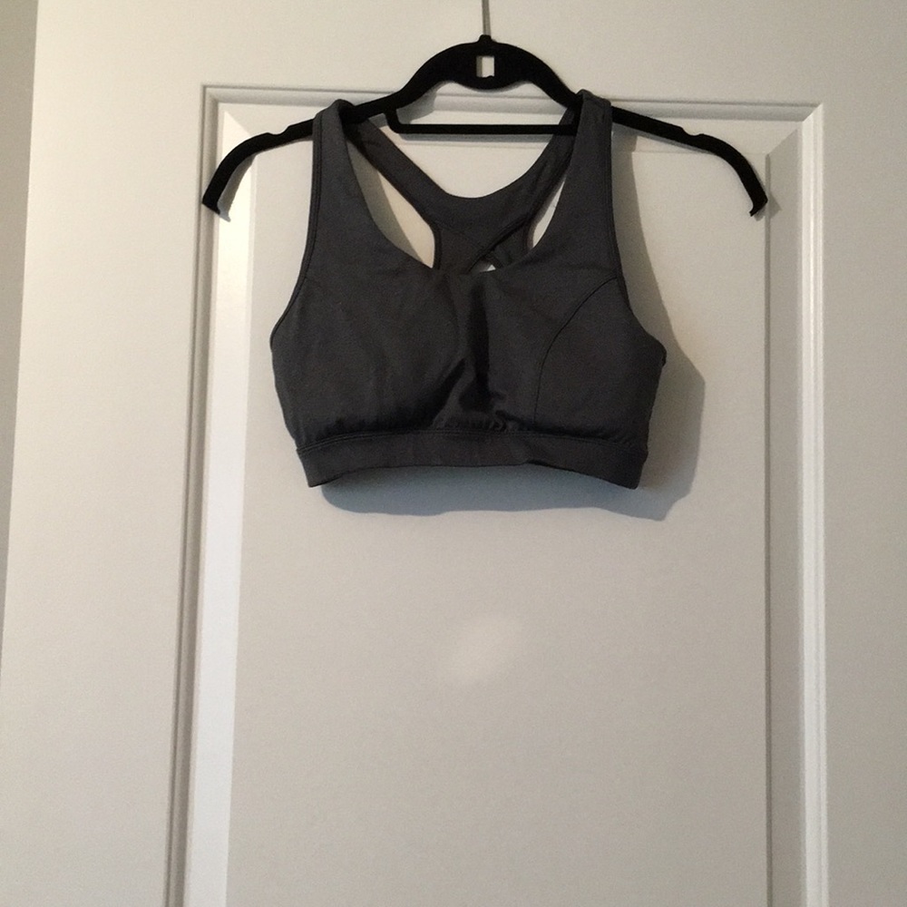 Grey NWOT sports bra